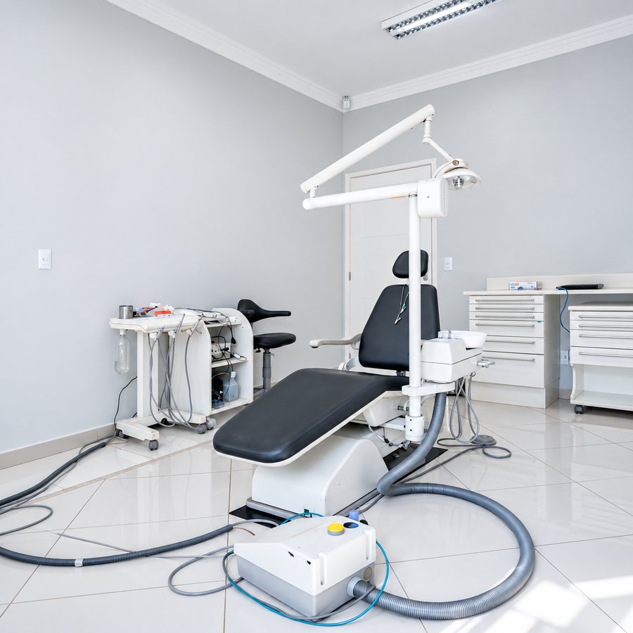 Consultório equipado da Clínica Gnathion